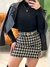 Shorts Saia Xadrez com Cinto Paloma na internet