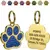 Colar personalizado com etiqueta de identificação para animais de estimação,