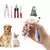 Pet alça reta tesoura de unhas de aço inoxidável cão e gato pet cortador de na internet