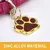 Colar personalizado com etiqueta de identificação para animais de estimação, - Reino Animal Store