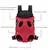 Ombro duplo passeio portátil viagem pet cão transportador mochila malha transp - comprar online