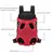 Ombro duplo passeio portátil viagem pet cão transportador mochila malha transp