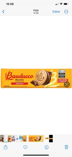 Bisc Rech Bauducco Chocolate 140G