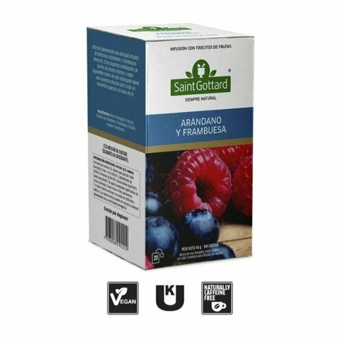 Te de arándano y frambuesa Saint Gottard - comprar online
