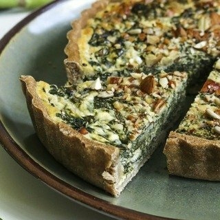 Tarta integral espinaca y almendra XL Cocina Integral - comprar online