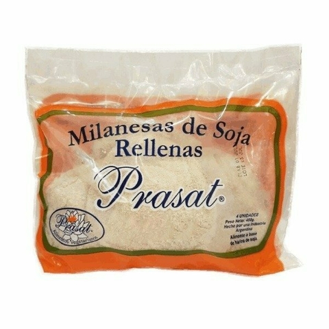 Milanesas de soja rellenas Prasat x4 - comprar online