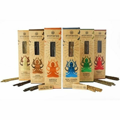 Sahumerios magistrales Aromanza x 8 - comprar online