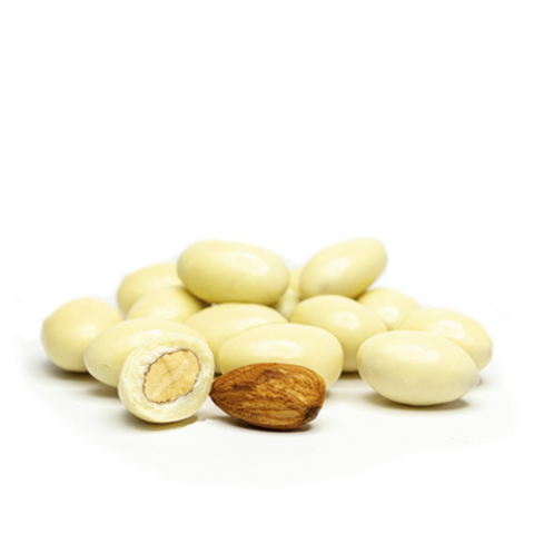 Almendras c/ chocolate blanco (100 gr.) - comprar online