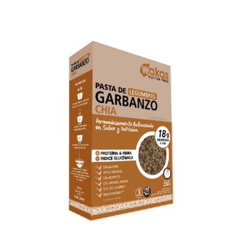 Pastas multicereal c/ legumbres Wakas - comprar online