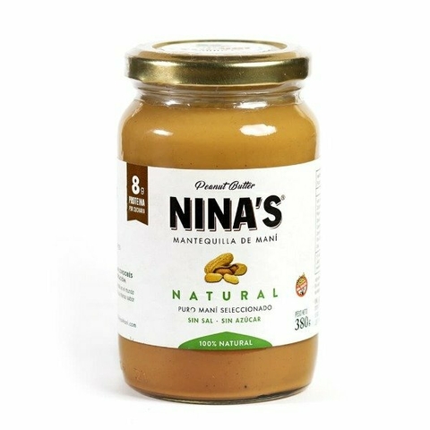 Pasta de maní s/ azúcar Nina - comprar online