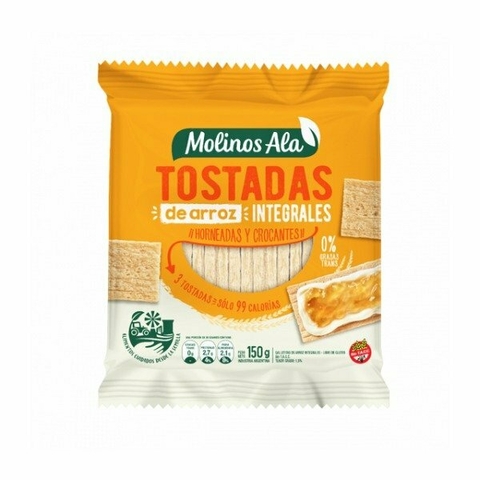 Tostadas de arroz integrales Molinos Ala - comprar online