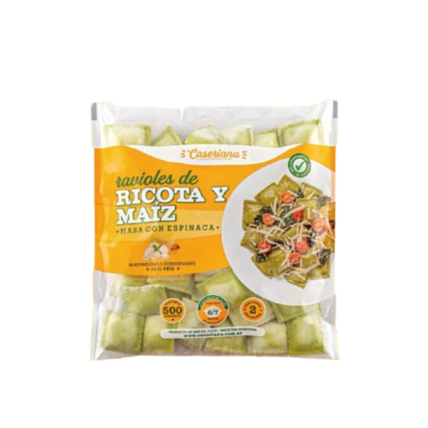 Raviolones integrales espinaca Caseriana - comprar online
