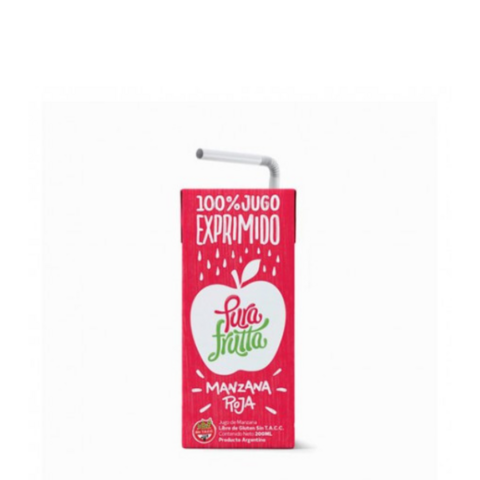 Jugo manzana Pura Frutta 200 ml. - comprar online
