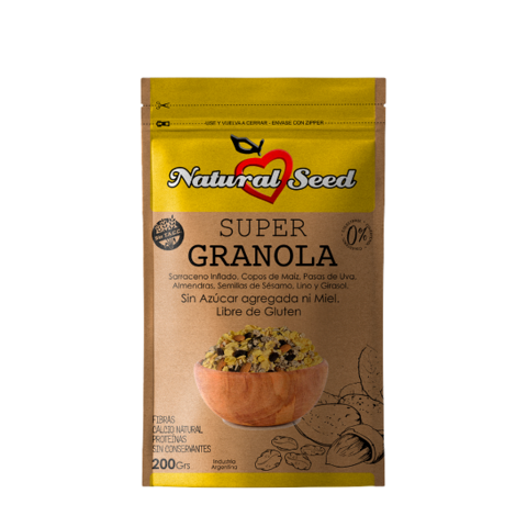 Granola c/ sarraceno s/ tacc Natural Seed - comprar online