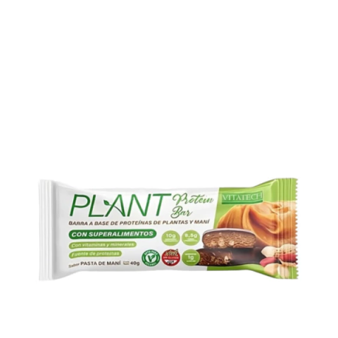 Barra proteica vegana c/ maní Vitatech - comprar online