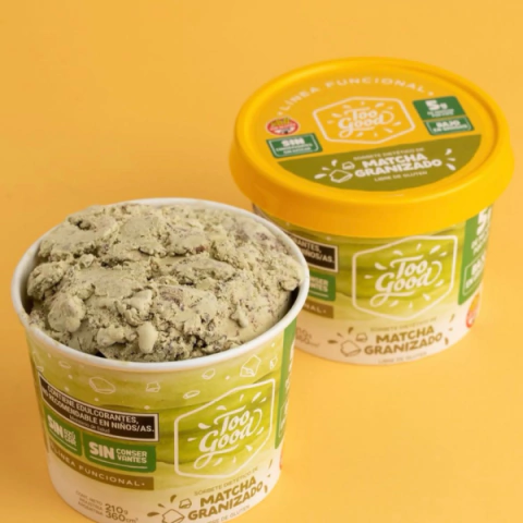 Helado vegano s/ azúcar y s/ tacc de matcha Too Good - comprar online