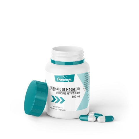 Treonato de magnesio liposomal Genomyk x 60 - comprar online