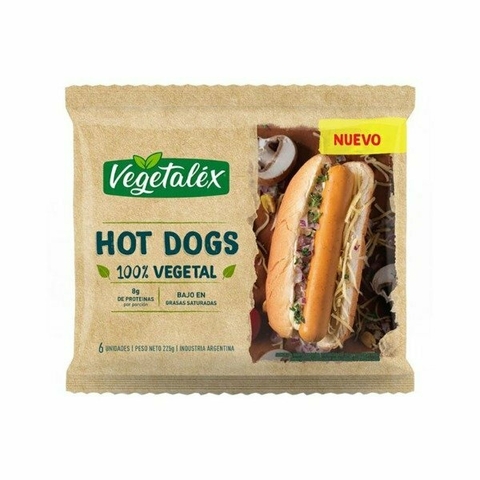 Salchichas hot dogs Vegetalex x 6 - comprar online