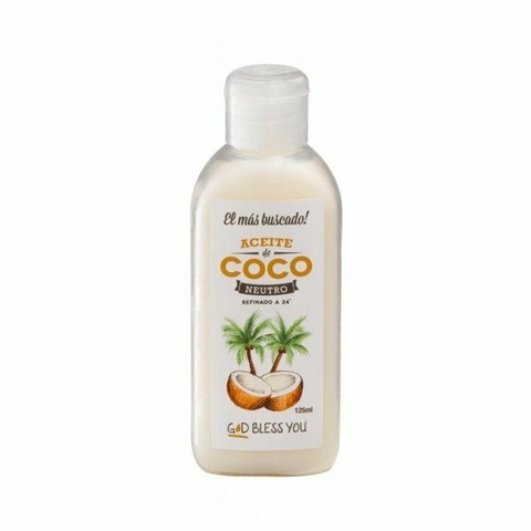 Aceite de coco neutro God Bless You 125 ml. - comprar online