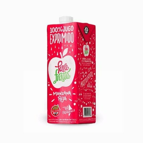 Jugo de manzana roja Pura Frutta 1 L. - comprar online