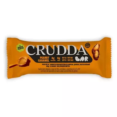Barra caramel vegana s/ tacc Crudda - comprar online