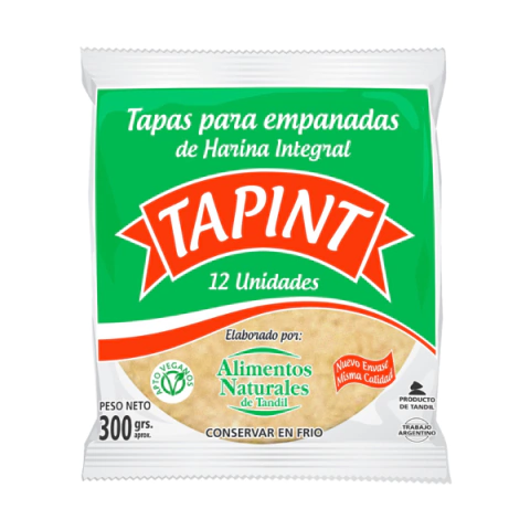 Tapa de empanada integral Tapint x 12 - comprar online