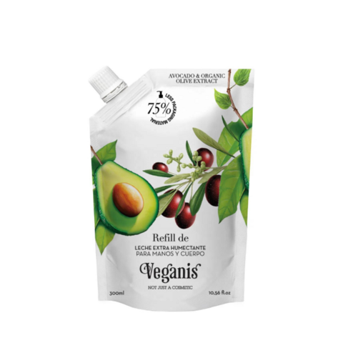Leche corporal Veganis doypack 300 ml. - comprar online