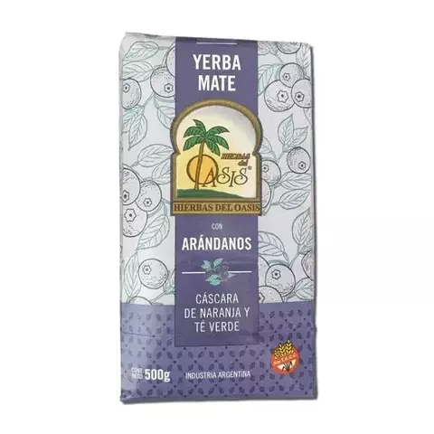Yerba c/ arándanos Oasis - comprar online