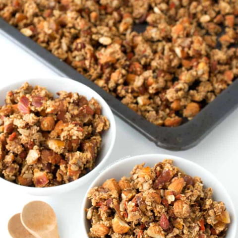 Granola vegana c/ pasta de dátiles (100 gr.) - comprar online