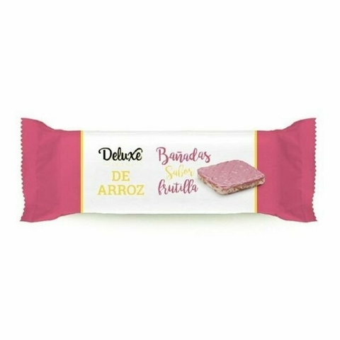 Galletas bañadas sabor frutilla Deluxe - comprar online