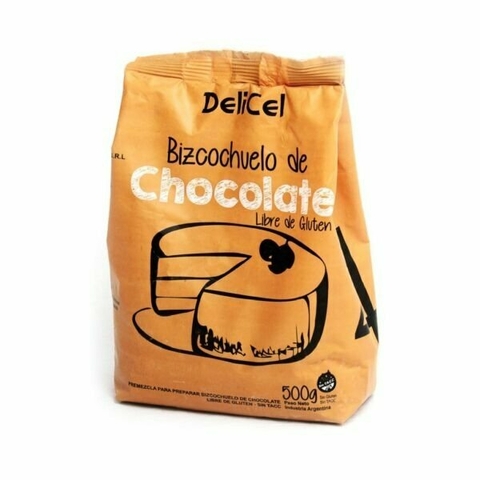 Premezcla bizcochuelo chocolate Delicel - comprar online