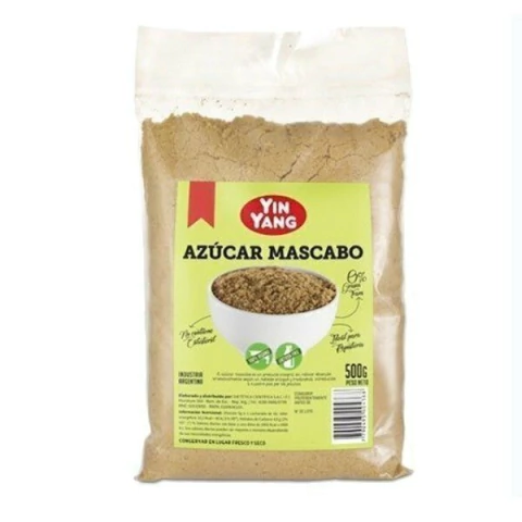 Azúcar mascabo orgánica Yin Yang 500 gr. - comprar online