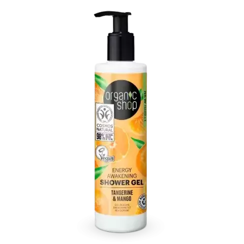 Gel de ducha mandarina y mango Organic Shop - comprar online