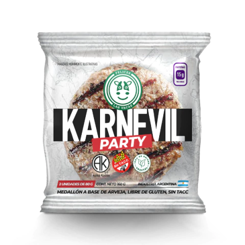 Hamburguesa karnevil party Felices las Vacas x 2 - comprar online