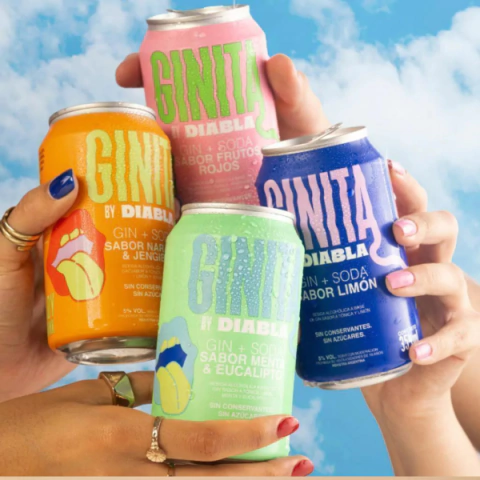 Gin tonic preparado Diabla - comprar online