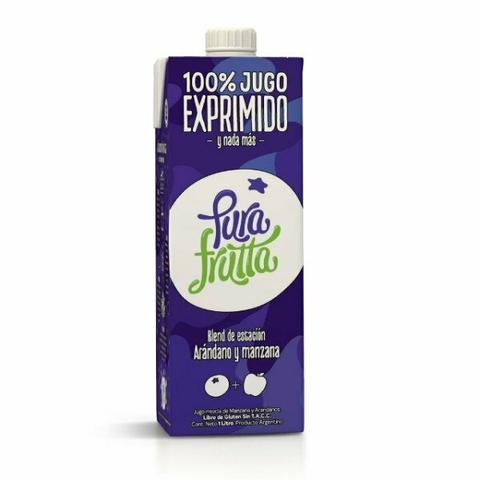 Jugo de manzana y arándanos Pura Frutta 1 L. - comprar online
