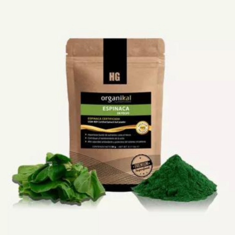 Espinaca polvo Organikal - comprar online