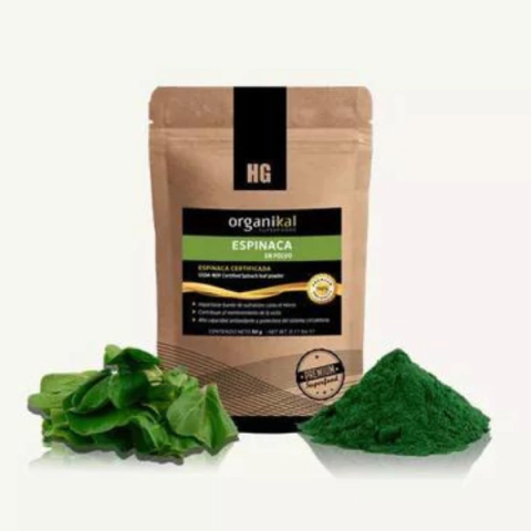 Espinaca polvo Organikal - comprar online