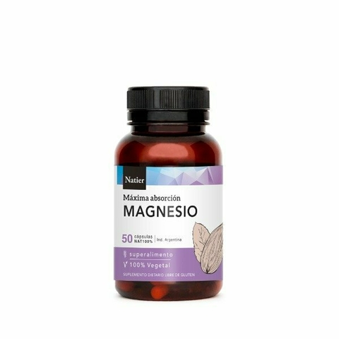 Magnesio Natier x 50 cáp. - comprar online