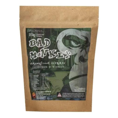 Citrato de magnesio polvo Bad Monkey (500 gr.) - comprar online