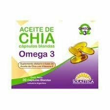 Cápsulas soft gel de chía Sol Azteca x 10 - comprar online