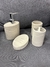 Set de Baño – 4 piezas en Resina en Beige en internet