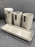 Set de Baño con Bandeja Organizadora — Beige - tienda online