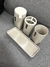 Set de Baño con Bandeja Organizadora — Beige - City Shop