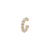 Piercing Falso Sol Dourado - comprar online