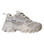 Zapatillas Urbanas Mujer Stone Nakir Muy Livianas Con Cordon Beige 37 Ar