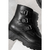 Botas Mujer Urban Cow Saomi De Cuero Con Plataforma Hebillas Negro 38 Ar en internet