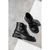 Botas Mujer Urban Cow Saomi De Cuero Con Plataforma Hebillas Negro 38 Ar - Rua Augusta Footwear