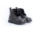 Borcegos Nena Botita Marcel Cardiff Cordones Cierre Lateral Negro Brillo 24 Ar - comprar online