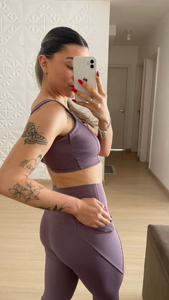 Top torcido - Roxo acinzentado - comprar online